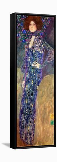 Emilie Floege-Gustav Klimt-Framed Stretched Canvas