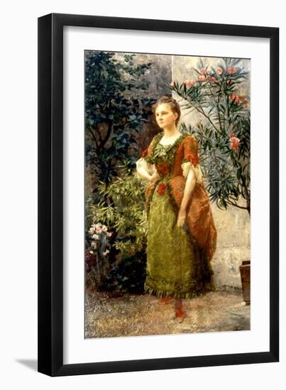 Emilie Floge, C.1892-Gustav Klimt-Framed Giclee Print