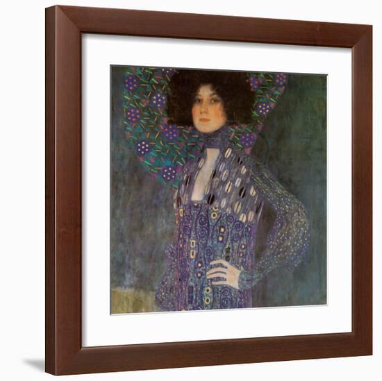 Emilie Floge, c.1902-Gustav Klimt-Framed Art Print