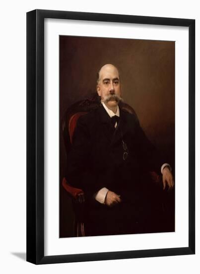 EMILIO CASTELAR, SPANISH POLITICIAN. CADIZ 1832-1899 OIL. CONGRESS OF DEPUTIES. MADRID-Joaquin Sorolla-Framed Premium Giclee Print