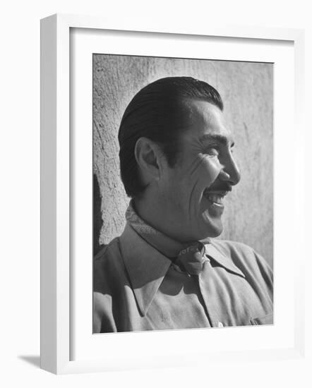 Emilio "Indio" Fernandez Smiling-Loomis Dean-Framed Photographic Print
