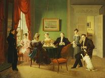 A Portrait of the Schram Family, 1829-Emilius Baerentzen-Laminated Giclee Print