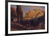 Emily and Valancourt at the Chateau Le Blanc: Lady Foix Hears from Dr Foix, Mysteries of Udulpho-Samuel Palmer-Framed Giclee Print