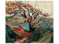 Tree in Autumn-Emily Carr-Stretched Canvas
