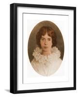 Emily Dickinson, American Poet-Science Source-Framed Giclee Print