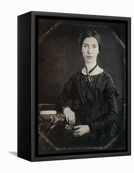 Emily Dickinson, American Poet-Science Source-Framed Stretched Canvas