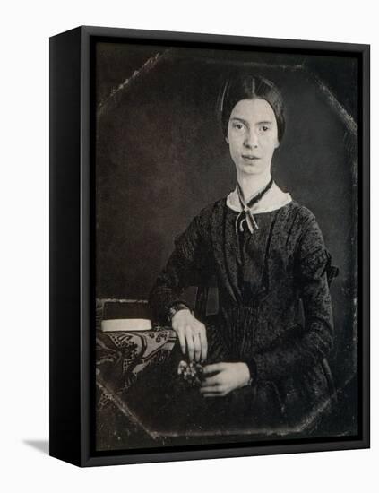 Emily Dickinson, American Poet-Science Source-Framed Stretched Canvas