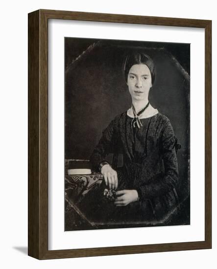 Emily Dickinson, American Poet-Science Source-Framed Giclee Print