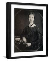 Emily Dickinson, American Poet-Science Source-Framed Giclee Print