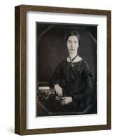 Emily Dickinson, American Poet-Science Source-Framed Giclee Print