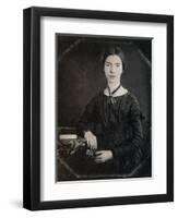 Emily Dickinson, American Poet-Science Source-Framed Giclee Print