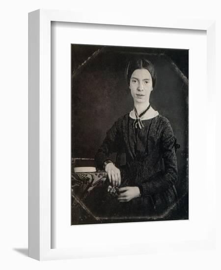 Emily Dickinson, American Poet-Science Source-Framed Giclee Print