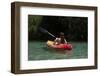 Emily Kayaking-null-Framed Photographic Print