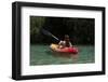 Emily Kayaking-null-Framed Photographic Print