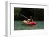 Emily Kayaking-null-Framed Photographic Print