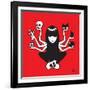 Emily the Shiva-Emily the Strange-Framed Premium Giclee Print