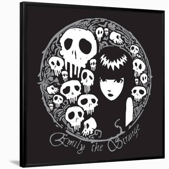 Emily the Skulls-Emily the Strange-Framed Poster