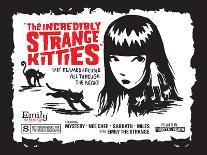 Cat On Skull-Emily the Strange-Poster