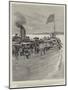 Emin Pasha and His Followers on Board the Steamer Khedive Crossing the Albert Nyanza to Join Mr Sta-Joseph Nash-Mounted Giclee Print