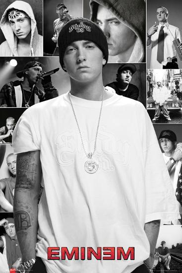 Eminem * Collage-null-Lamina Framed Poster