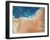 Emirate of Abu Dhabi, Satellite Image-null-Framed Photographic Print