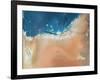 Emirate of Abu Dhabi, Satellite Image-null-Framed Photographic Print