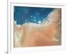 Emirate of Abu Dhabi, Satellite Image-null-Framed Photographic Print