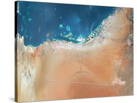 Emirate of Abu Dhabi, Satellite Image-null-Stretched Canvas