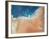 Emirate of Abu Dhabi, Satellite Image-null-Framed Photographic Print