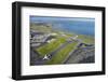 Emirates Airbus A380 and Runways at Auckland Airport, North Island, New Zealand-David Wall-Framed Photographic Print