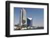 Emirates Nbd and Dubai Chamber of Commerce Buildings-Matt-Framed Photographic Print