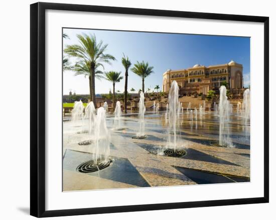 Emirates Palace Hotel, Abu Dhabi, United Arab Emirates, Middle East-Alan Copson-Framed Photographic Print