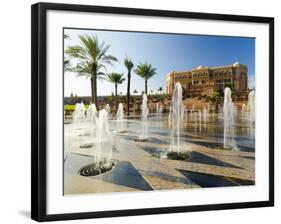 Emirates Palace Hotel, Abu Dhabi, United Arab Emirates, Middle East-Alan Copson-Framed Photographic Print