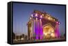 Emirates Palace Hotel Entrance, Abu Dhabi, United Arab Emirates, Middle East-Angelo Cavalli-Framed Stretched Canvas