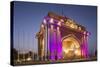 Emirates Palace Hotel Entrance, Abu Dhabi, United Arab Emirates, Middle East-Angelo Cavalli-Stretched Canvas