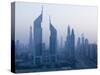 Emirates Towers, Sheik Zayed Road Area, Dubai, United Arab Emirates-Walter Bibikow-Stretched Canvas