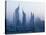 Emirates Towers, Sheik Zayed Road Area, Dubai, United Arab Emirates-Walter Bibikow-Stretched Canvas