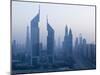 Emirates Towers, Sheik Zayed Road Area, Dubai, United Arab Emirates-Walter Bibikow-Mounted Photographic Print