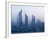 Emirates Towers, Sheik Zayed Road Area, Dubai, United Arab Emirates-Walter Bibikow-Framed Photographic Print