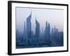 Emirates Towers, Sheik Zayed Road Area, Dubai, United Arab Emirates-Walter Bibikow-Framed Photographic Print