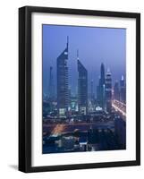 Emirates Towers, Sheik Zayed Road Area, Dubai, United Arab Emirates-Walter Bibikow-Framed Photographic Print