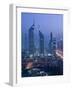 Emirates Towers, Sheik Zayed Road Area, Dubai, United Arab Emirates-Walter Bibikow-Framed Photographic Print