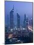 Emirates Towers, Sheik Zayed Road Area, Dubai, United Arab Emirates-Walter Bibikow-Mounted Photographic Print