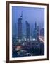 Emirates Towers, Sheik Zayed Road Area, Dubai, United Arab Emirates-Walter Bibikow-Framed Photographic Print