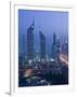 Emirates Towers, Sheik Zayed Road Area, Dubai, United Arab Emirates-Walter Bibikow-Framed Photographic Print