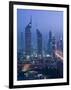 Emirates Towers, Sheik Zayed Road Area, Dubai, United Arab Emirates-Walter Bibikow-Framed Photographic Print