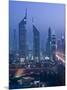 Emirates Towers, Sheik Zayed Road Area, Dubai, United Arab Emirates-Walter Bibikow-Mounted Photographic Print
