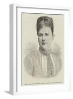Emma Adelaide Wilhelmina, Queen of Holland, the Netherlands-null-Framed Giclee Print
