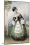 Emma Albertazzi as Zerlina in 'Don Giovanni', Printed by Charles Joseph Hullmandel-Fanny Corbaut-Mounted Giclee Print