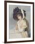 Emma, Engraved and Pub. by John Jones (C.1745-97), 1785 (Stipple)-George Romney-Framed Giclee Print